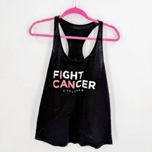 Cyclebar Black Tank Top - Fight Cancer